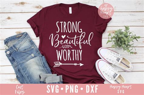Strong Beautiful Worthy Svg Christian Svg Easter Svg Dxf Etsy