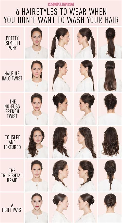 28 Hairstyles To Do After You Wash Your Hair Hairstyle Catalog
