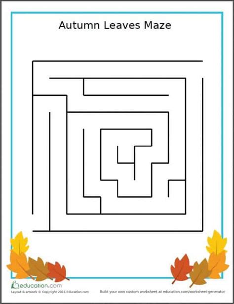 Fun And Free Printable Autumn Worksheets Learning Beyond The Classroom