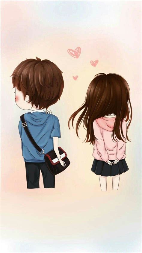 Cartoon Cute Couples Images See More Ideas About Couple Cartoon Love