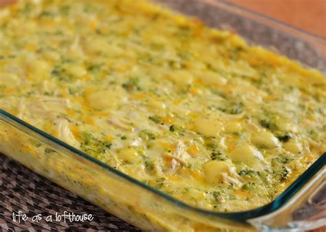 The cheese sauce is extra creamy and it's made with cream of chicken soup (use my cream of chicken soup substitute, if you want!), sour cream, and shredded cheddar. Creamy Chicken and Broccoli Casserole