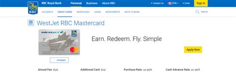 Log in to your WestJet RBC MasterCard Account ️ ️ Log In