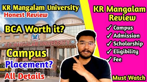 Kr Mangalam University Bba Review Campus Tour Hostels Fees