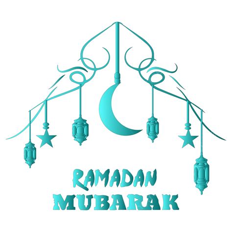Ramadan Kareem Ou Ramadã Com Vetor De Fundo Transparente De Arabescos