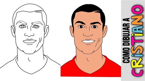 Cómo Dibujar A Cristiano Ronaldo 】 Paso A Paso Muy Fácil 2024 Dibuja