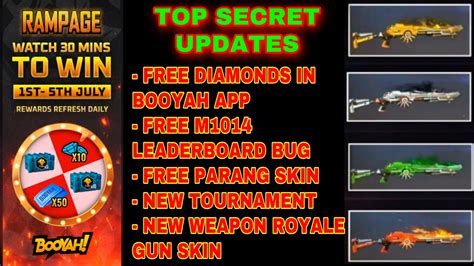 Free fire diamond allows you to purchase weapon, pet, skin and items in store. Free fire free m1014 details and free diamonds event in ...