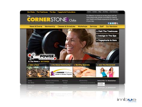 website for cornerstone clubs which has locations in new hope doylestown and warrington pa