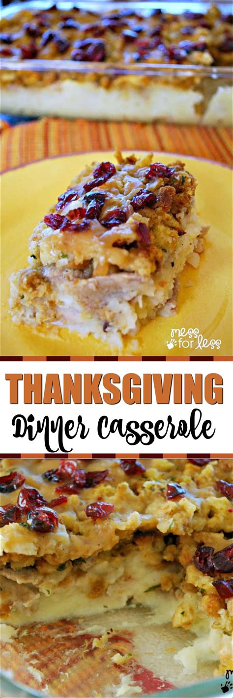 There's something wonderfully satisfying about taking leftovers, pantry staples, and any miscellaneous ingredients you may have we've rounded up 101 fantastic casserole recipes to fit any taste, lifestyle, occasion, or budget. Thanksgiving Dinner Casserole - This turkey and stuffing casserole combines your favorite Th ...