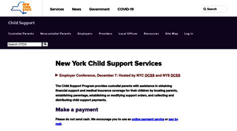 Nys Dcss New York Child Supp Child Support Ny