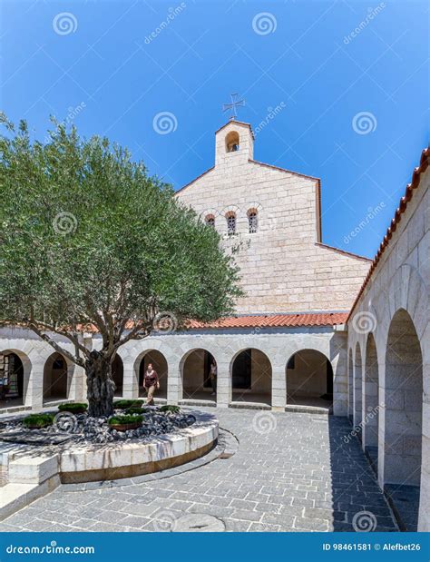 Church Of The Multiplication In Tabgha Israel Editorial Photo Image