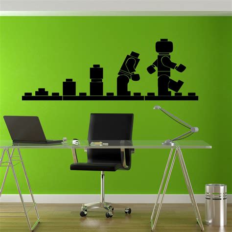 Lego Wall Decal Evolution Puzzle Blocks Construction Constructor Play