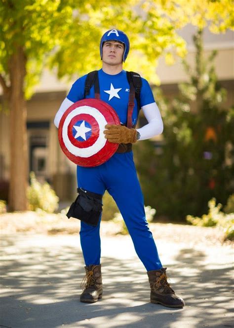Diy Captain America Costume Costumes Pinterest
