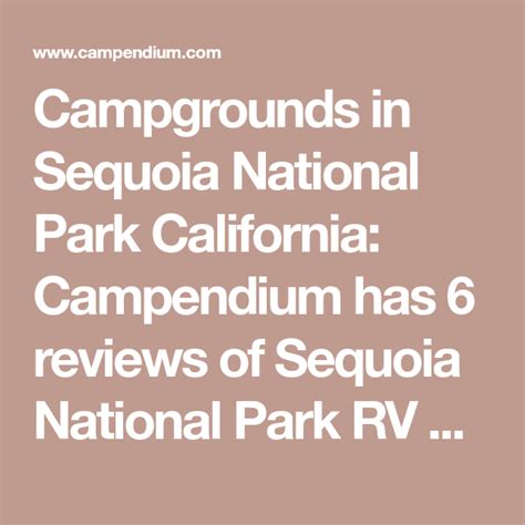 Sequoia National Park Rv Camping Sexiezpicz Web Porn
