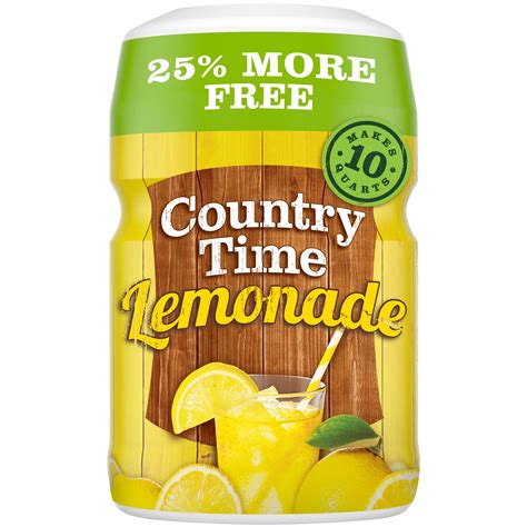 Country Time Lemonade Naturally Flavored Powdered Drink Mix 239 Oz