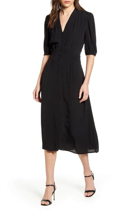 Chelsea28 Button Front Midi Dress Nordstrom Nordstrom Dresses Midi