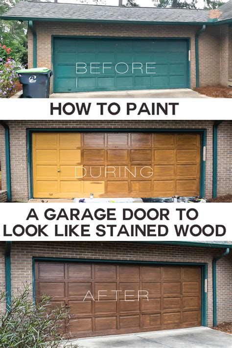 The Step By Step Guide To Painting Your Garage Door To Look Like