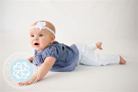 6 Mth Baby Portraits Diane Mckinney Photography Raleigh Nc