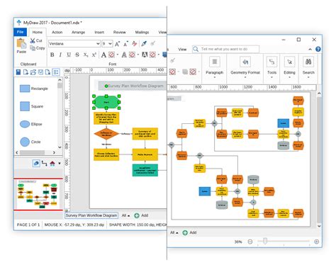 How To Draw A Flowchart Mydraw Images And Photos Finder Riset