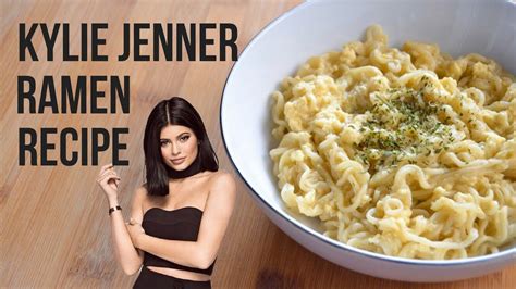 kylie jenner ramen recipe super easy and delicious youtube