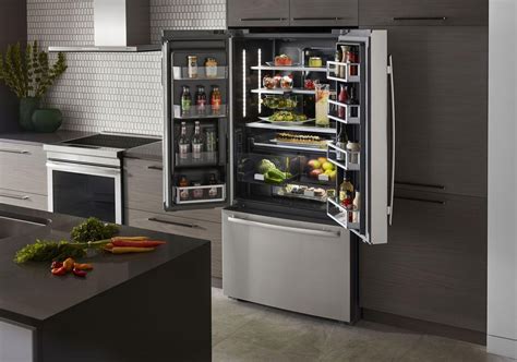 jenn air 72 counter depth french door refrigerator with obsidian interior cabinets matttroy