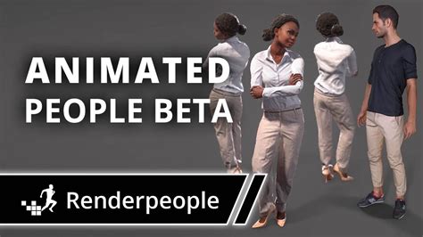 Renderpeople Animated People Beta Youtube