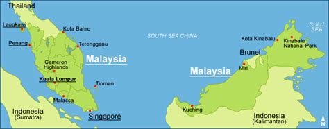 Malaysia Maps Malaysia Travel Information