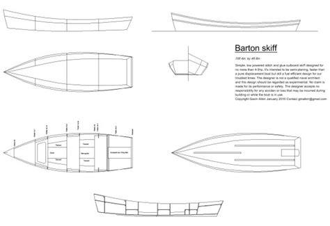 Cardboard Boat Design Blueprints Info Boat Plans Self Project