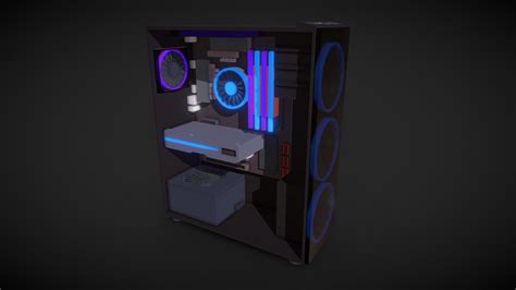 Pc Gamer Low Poly Download Free 3d Model By Alex Martire