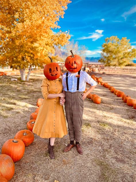 12 spooky pumpkin head photoshoot ideas for halloween in 2024