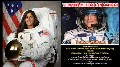 Astronot Wanita Sunita Williams Ini Jadi Mualaf Youtube