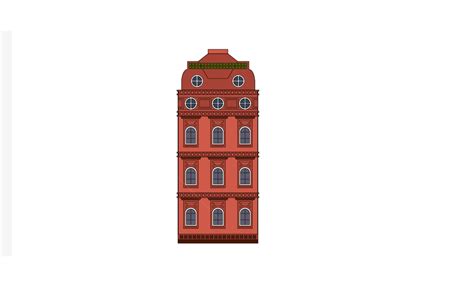 Gambar Elemen Bahan Bangunan Merah Bangunan Rumah Bahan Png Dan