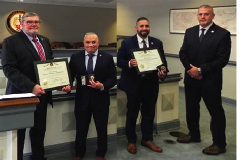 Acting Morris County Prosecutor And Chief Of Detectives Hold Promotion