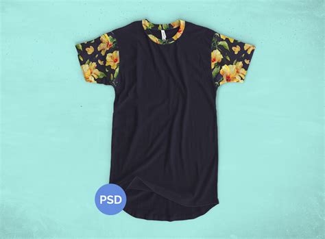 Download Free Longline T-Shirt Mockup on Behance