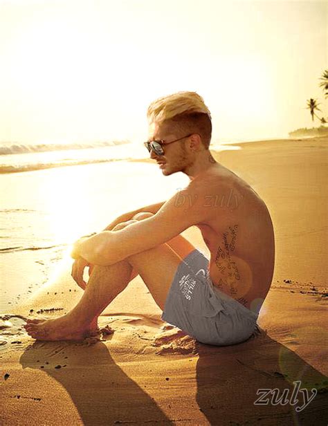 Bill Kaulitz On The Beach By Zuly86 On Deviantart