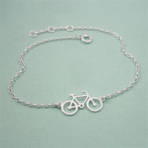 Sterling Silver Bicycle Bracelet Silver Willow Jewellery