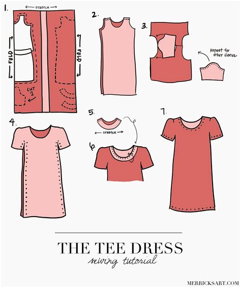 Merricks Art Style Sewing For The Everyday Girl The Tee Dress