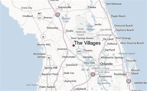 32 Map Of The Villages Maps Database Source
