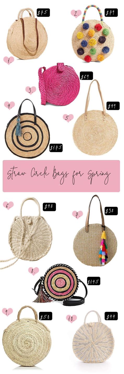 Rounding Up The Best Affordable Straw Circle Bags For Spring Straw