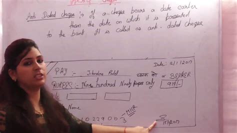 A stale cheque is one which is outstanding for a period more than 3 months from the issue date. WHAT IS ANTI DATED CHEQUE - YouTube