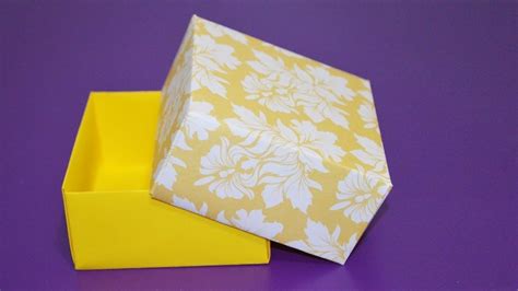 Diy Boite En Papier Facile Comment Faire Une Boite Origami Avec