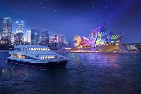 Discover the world's most beautiful harbour and all it has to offer. Vivid Sydney Harbour Dinner Cruises