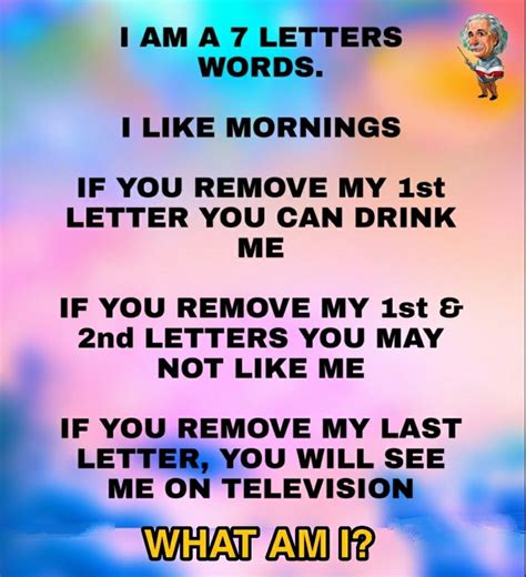 I Am A Seven Letter Word If U Remove Askworksheet