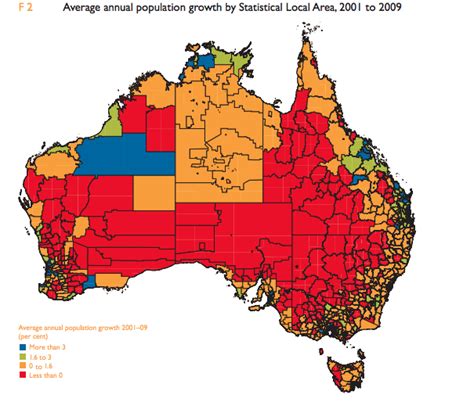 Spatial Distribution Kieran P Australias Future Challenges Year