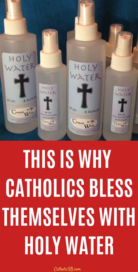 Why Do Catholics Bless Themselves With Holy Water When Entering A