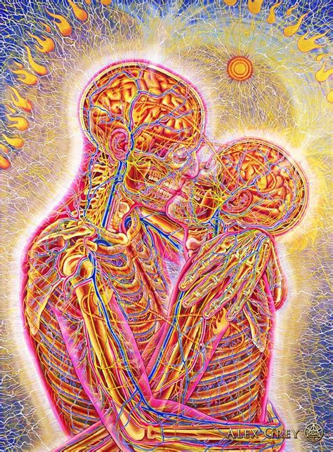 Alex Grey Kissing