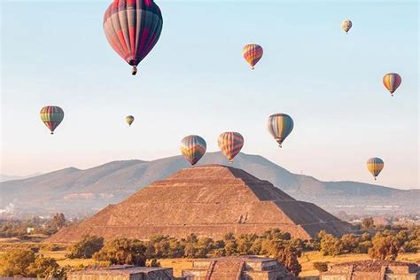 Paseo En Globo Aerostático Por Teotihuacán 2024 Ciudad De México