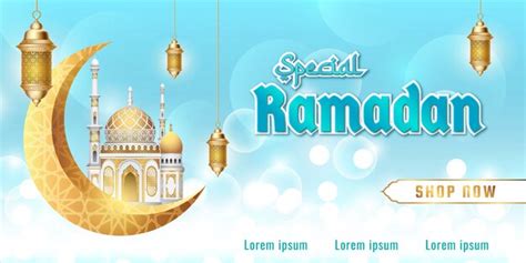 Premium Vector Ramadan Sale Banner Editable Text Style