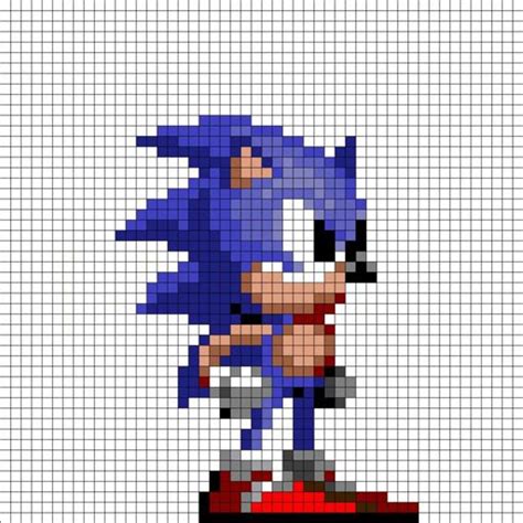 Pixel Art De Sonic Sonic The Hedgehog Español Amino