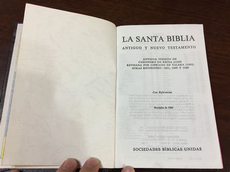 Spanish Bible La Santa Biblia Antiguo Y Nuevo Testamento Antigua