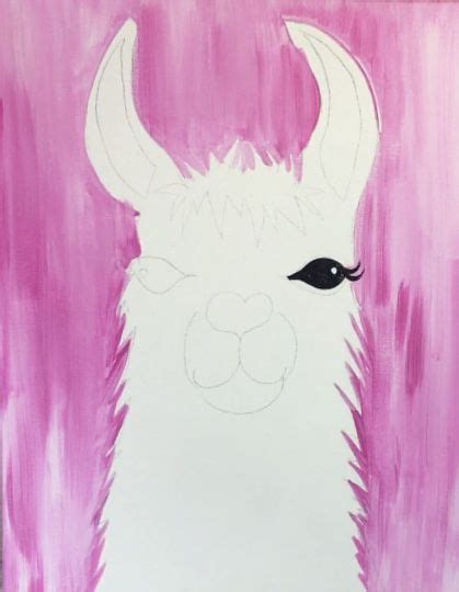 Llama Painting Easy Step By Step Acrylic Tutorial In 2020 Llama